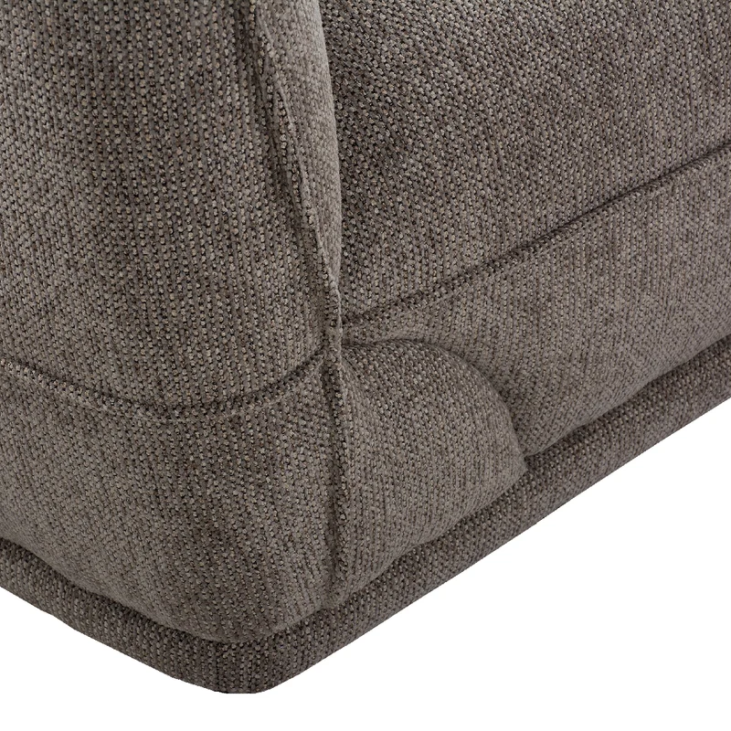 Fauteuil en tissu taupe - Scala