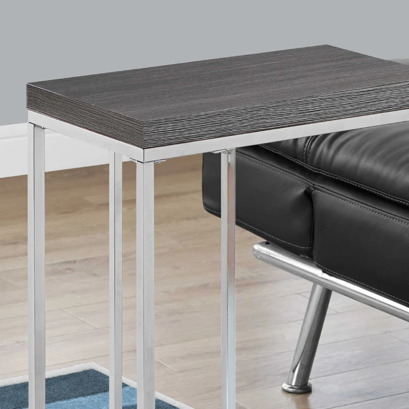 Table d'appoint en MDF/stratifié en métal chromé - I 3007-3008-3088-3228-3253-3372