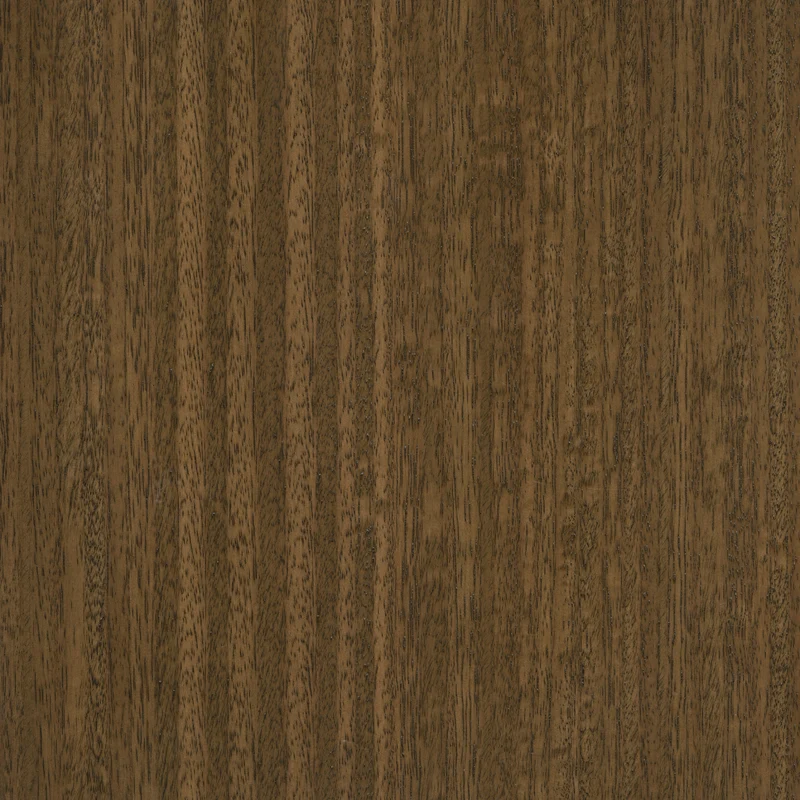 Table de salle à manger extensible en bois/placage d'eucalyptus brun - Baskinger