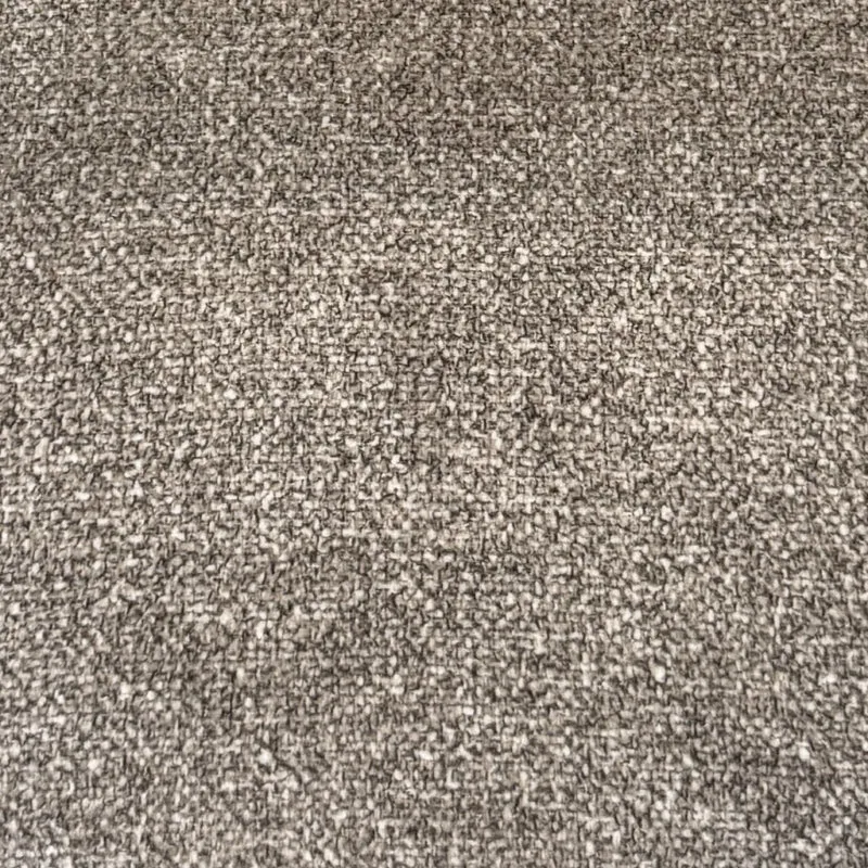 Chaise de salle à manger rembourrée en tissu brun - Kiara