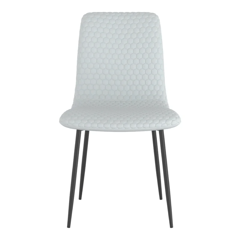 Chaise de salle à manger rembourrée aspect cuir - Brixx