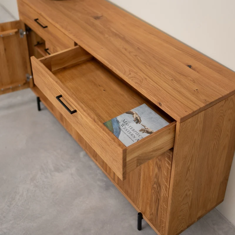 Buffet en bois massif Normandie - NordicStory