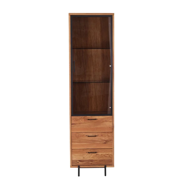 Vitrine en bois massif Normandie - NordicStory