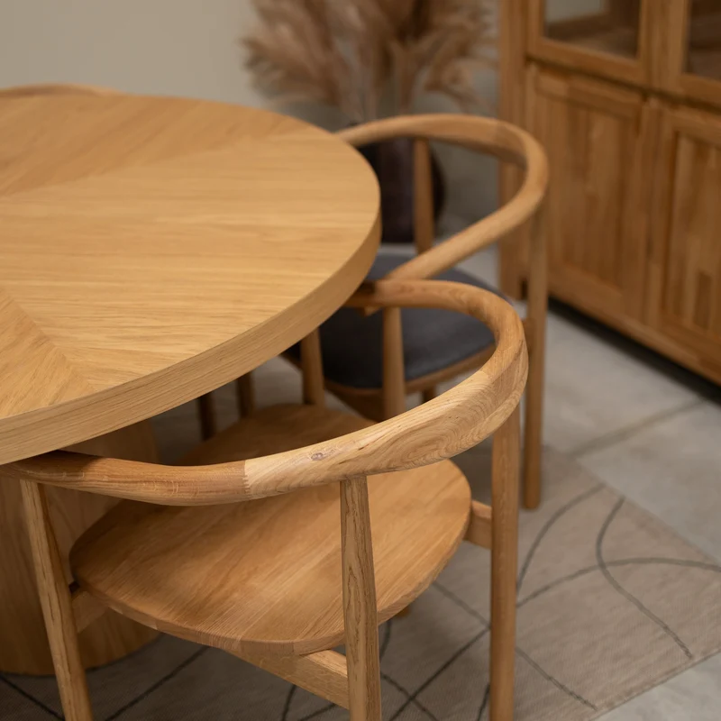 Chaise en bois massif de chêne Léa - Lot de 2 ou 4 chaises - NordicStory
