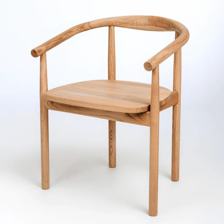 Chaise en bois massif de chêne Léa - Lot de 2 ou 4 chaises - NordicStory