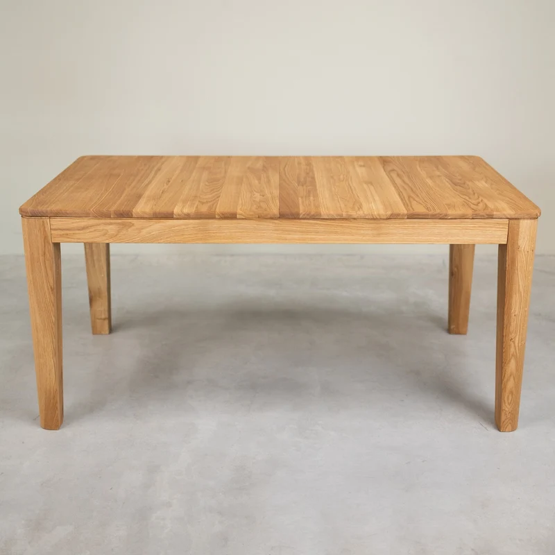 Table à manger rectangulaire extensible en bois massif de chêne Kodama - NordicStory