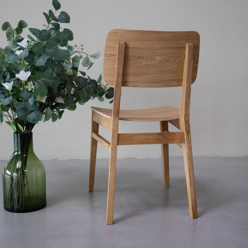 Chaise en bois massif de chêne Kodama - Lot de 2 ou 4 chaises - NordicStory