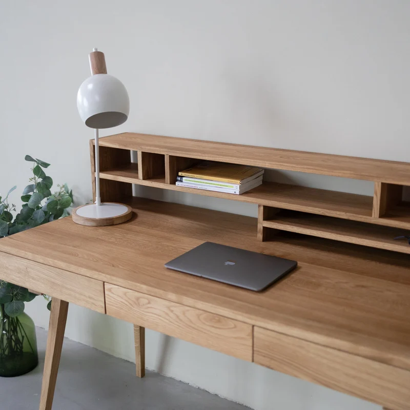 Bureau en bois massif de chêne Malmo 2 - NordicStory