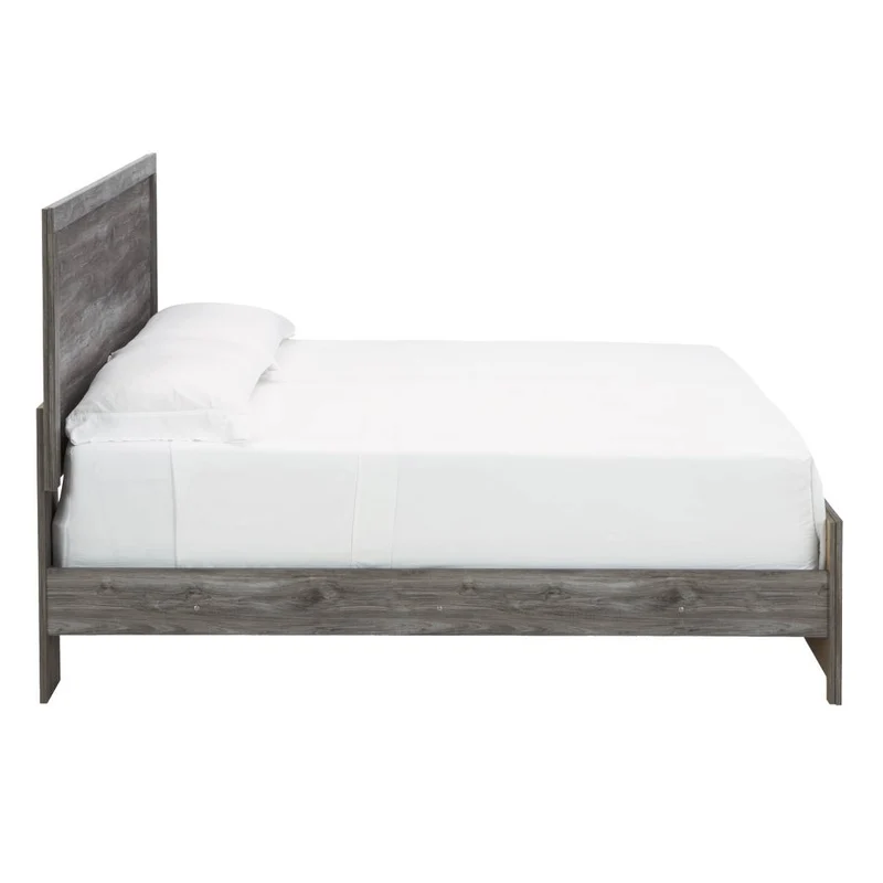 Lit complet en bois/MDF gris foncé Grand / Très grand - Bronyan