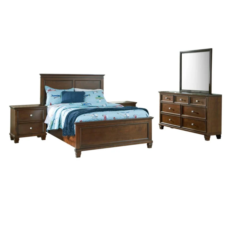 Mobilier de chambre à coucher 5 pièces Simple / Double / Grand / Très grand - Danabrin