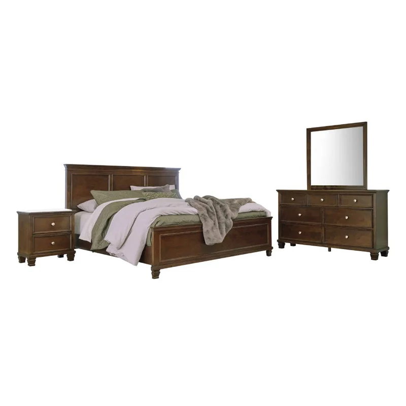 Mobilier de chambre à coucher 5 pièces Simple / Double / Grand / Très grand - Danabrin