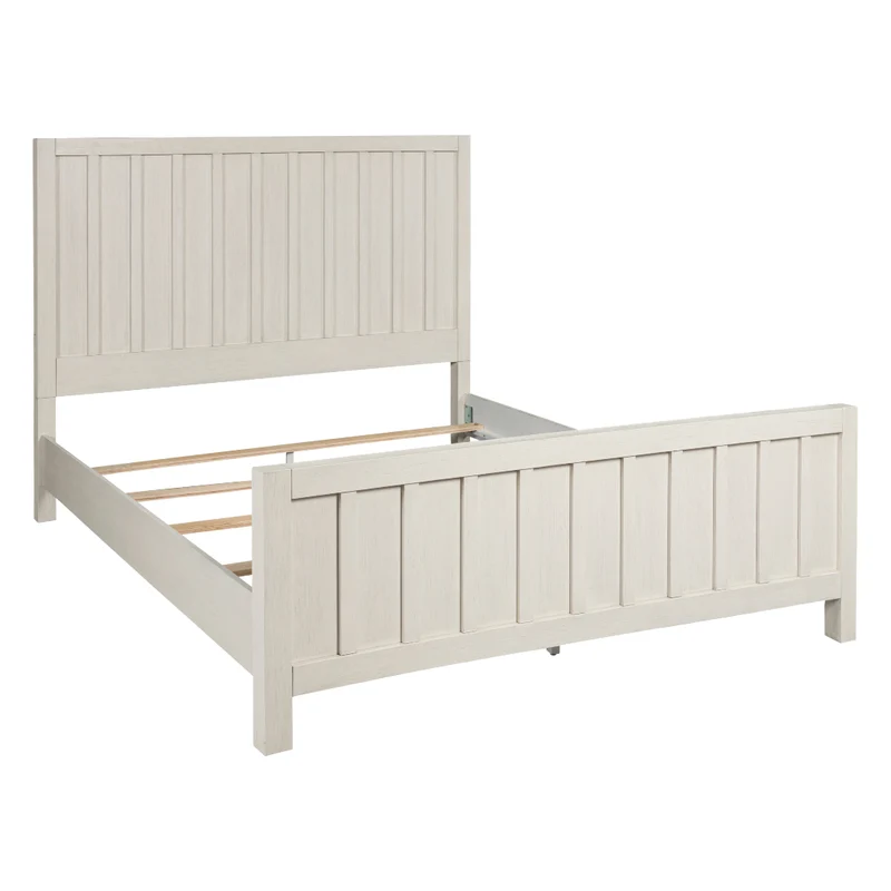 Lit complet en bois/placage bicolore Grand / Très grand - Shaybrock