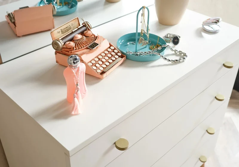 Ensemble de chambre jeune moderne orange LORENA