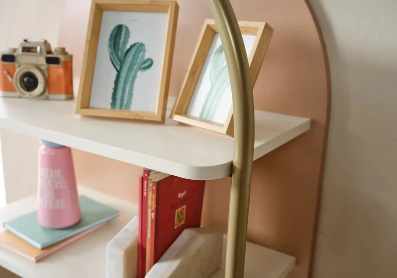 Ensemble de chambre jeune moderne orange LORENA