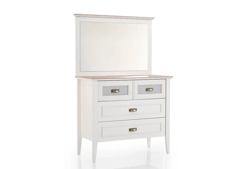 Ensemble de chambre jeune moderne blanc ODESSA