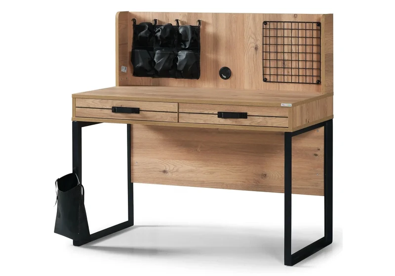 Ensemble complet de chambre moderne chêne DARK