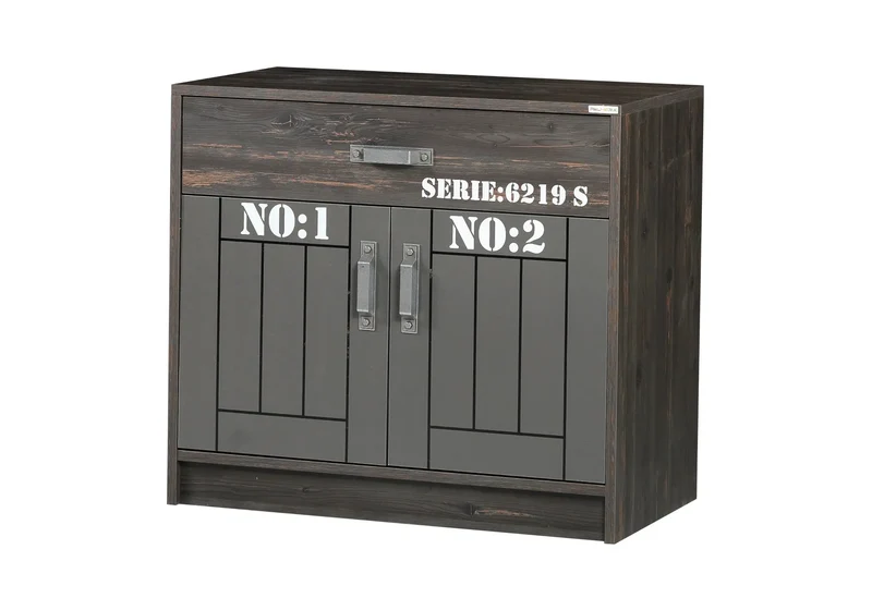 Ensemble complet de chambre moderne anthracite DARK