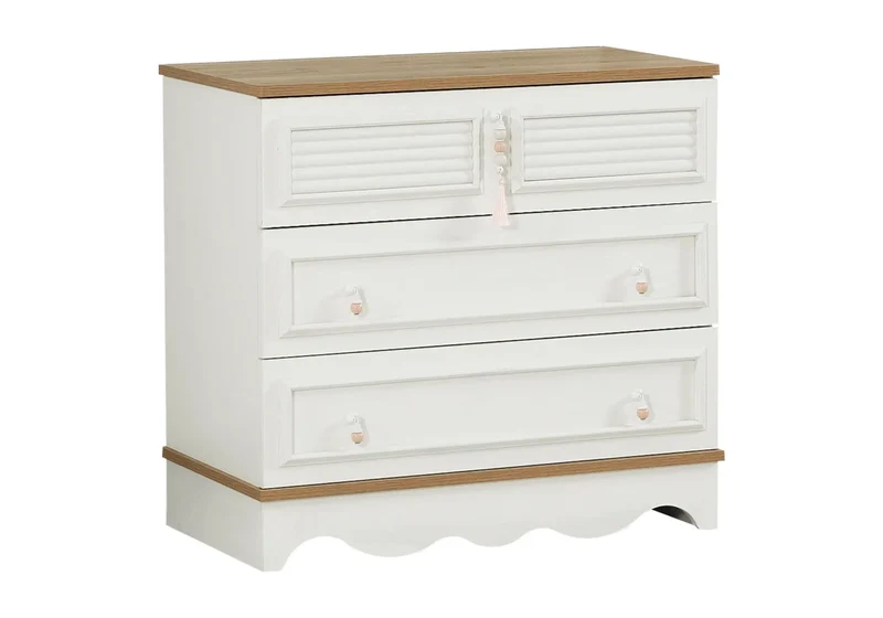 Ensemble complet de chambre moderne rose LUNA