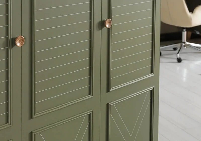 Ensemble complet de chambre moderne vert ATLAS