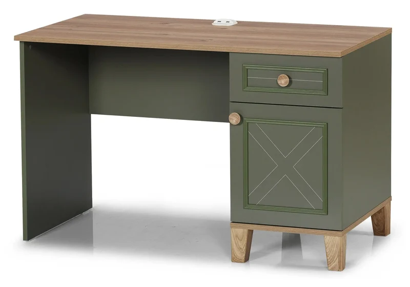 Ensemble complet de chambre moderne vert ATLAS
