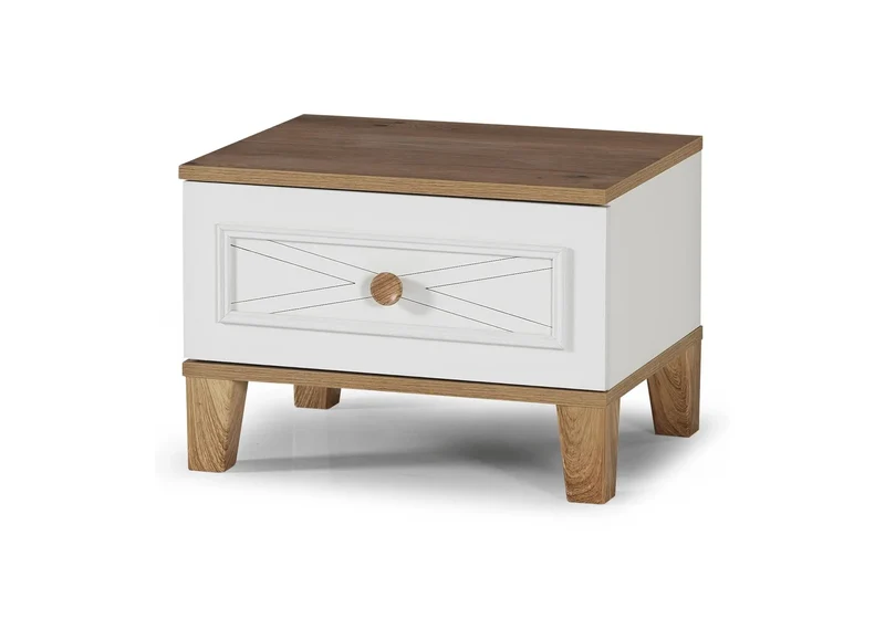 Ensemble complet de chambre moderne beige ATLAS