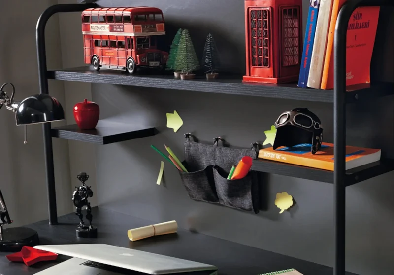 Ensemble de chambre pour jeune rouge LONDON