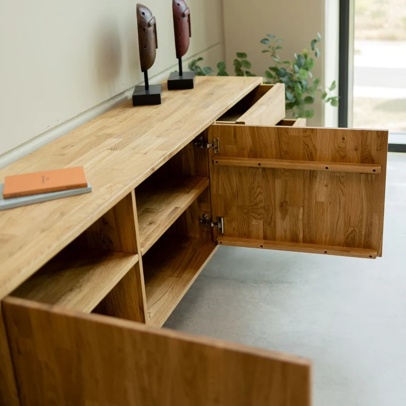 Buffet en bois massif de chêne Malmo – NordicStory