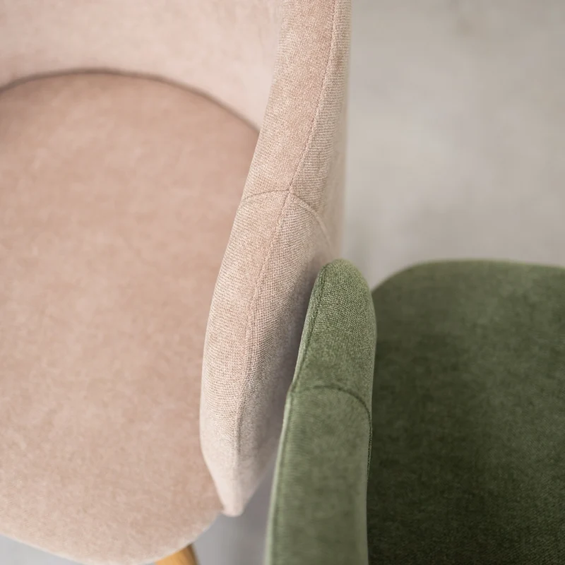 Chaise en bois massif de chêne Ana, revêtement - NordicStory