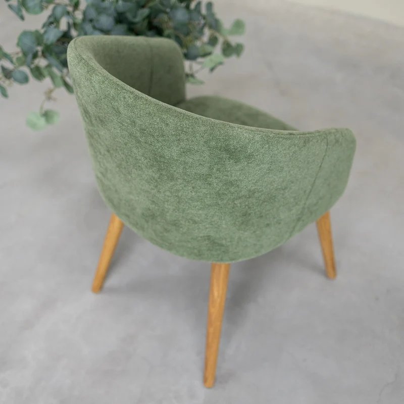 Chaise en bois massif de chêne Ana, revêtement - NordicStory