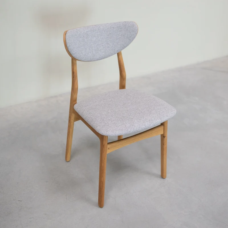 Chaise en bois massif de chêne Maxwell, revêtement - Lot de 2 ou 4 chaises - NordicStory