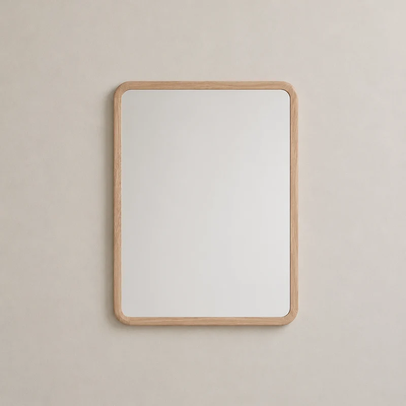 Miroir mural en bois massif Suède – NordicStory