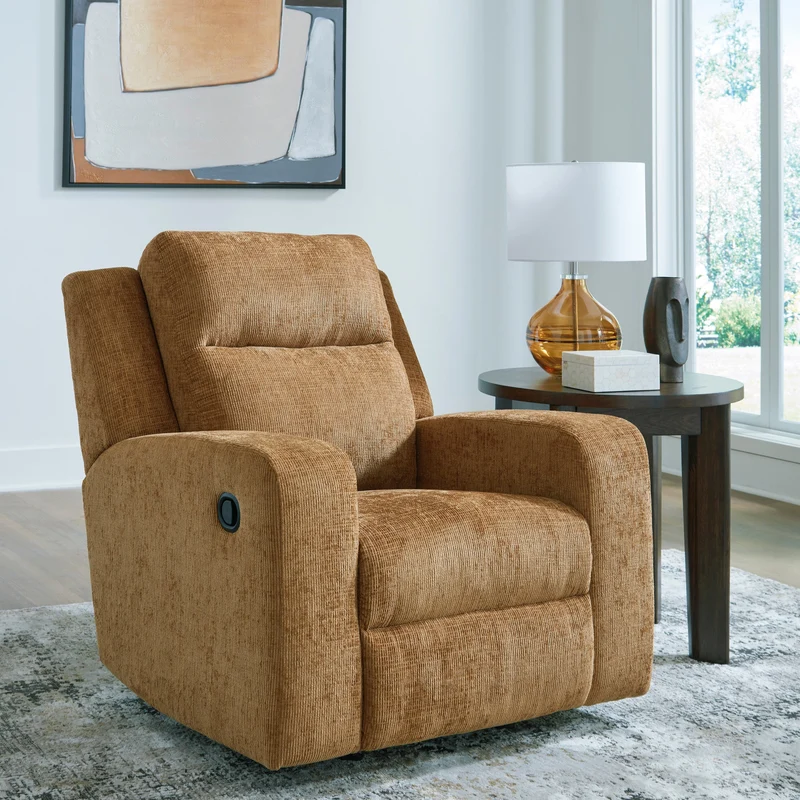 Fauteuil berçant et inclinable en tissu - Kanlow