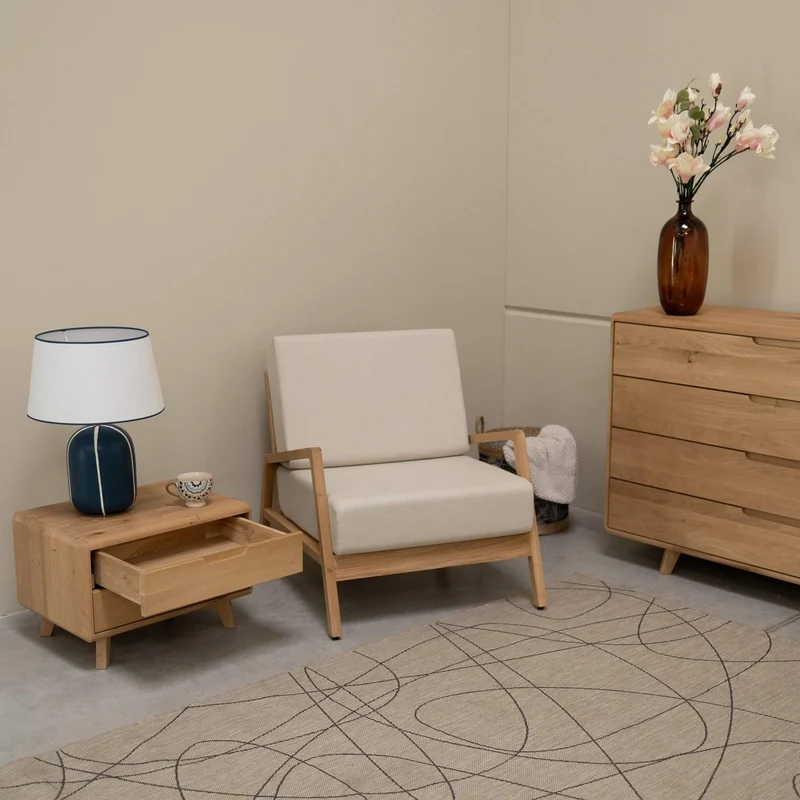 Table de chevet en bois massif Suède 2 – NordicStory