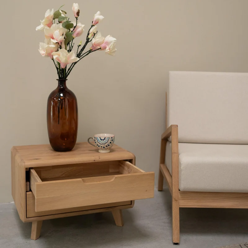 Table de chevet en bois massif Suède 2 – NordicStory
