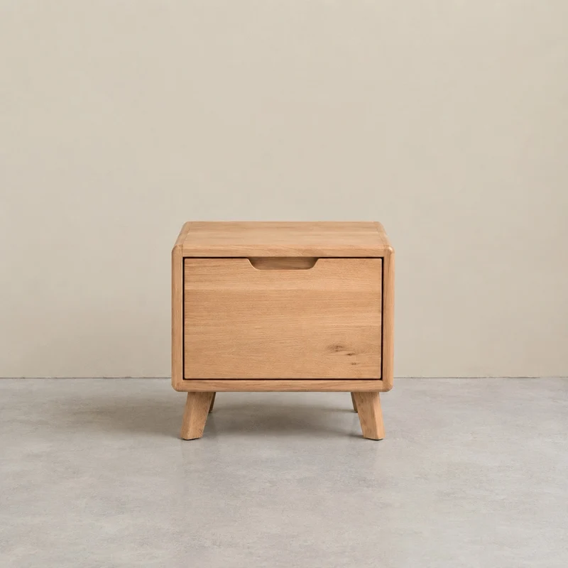 Table de chevet en bois massif Suède 1 – NordicStory