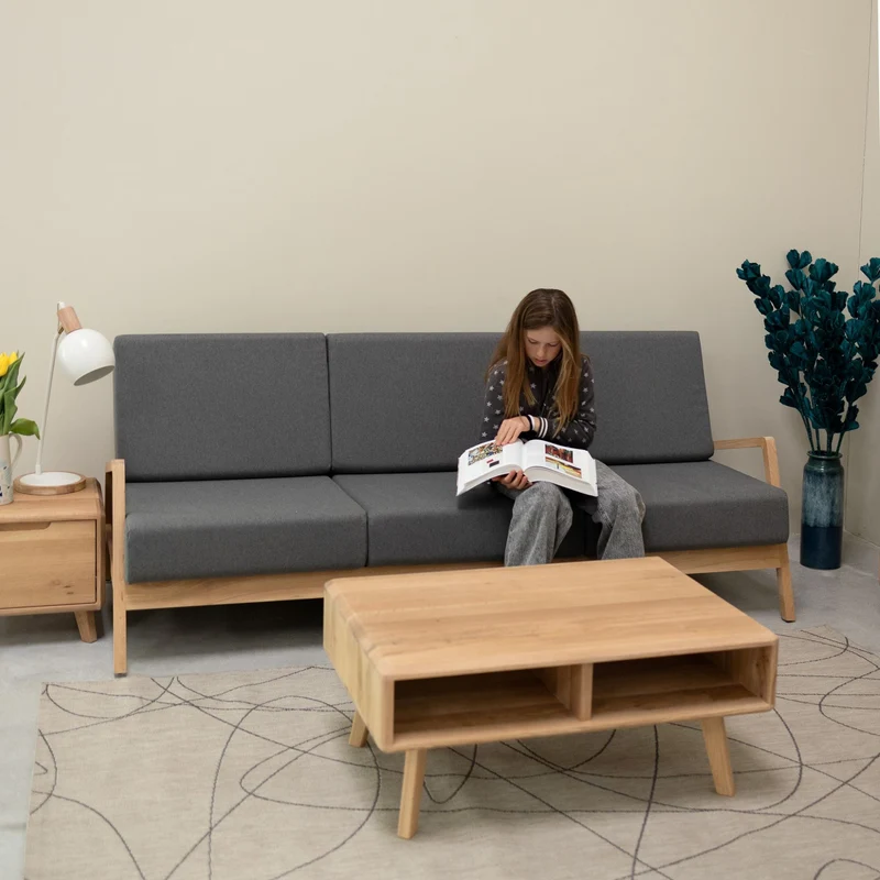 Table de chevet en bois massif Suède 1 – NordicStory