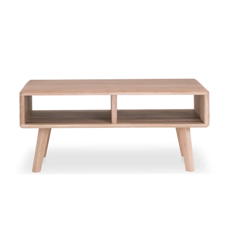 Table basse en bois massif Suède 1 – NordicStory