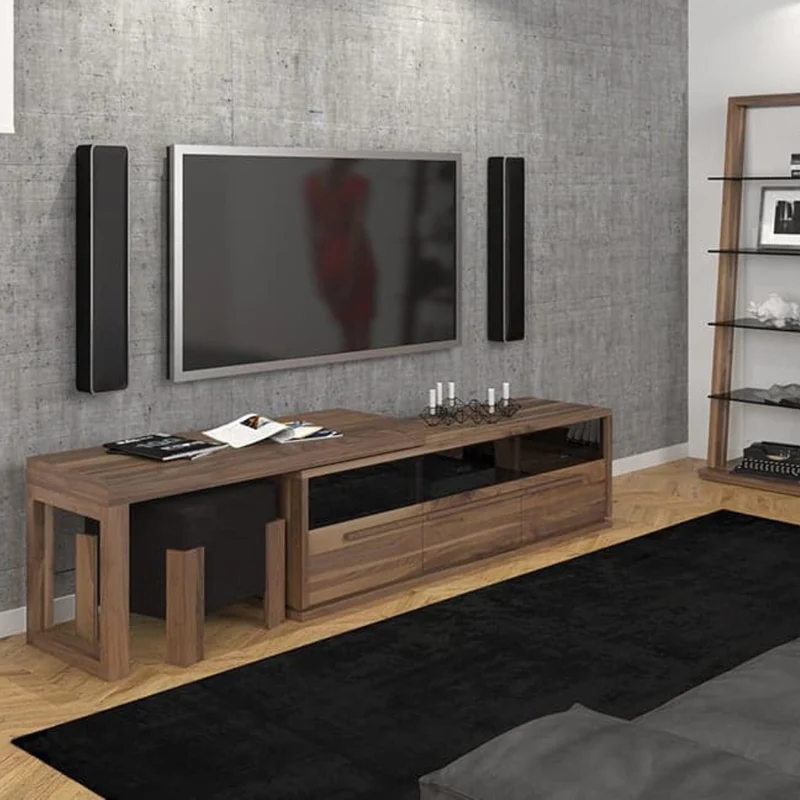 Extension en bois de merisier pour meuble de télévision - Will ACC