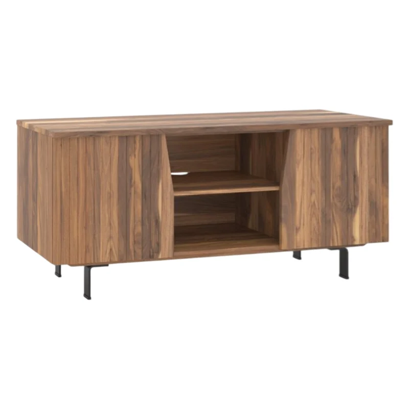 Buffet en bois de merisier et noyer avec 2 portes - Blind