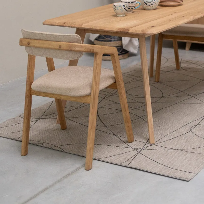 Table à manger fixe en bois massif Suède - NordicStory