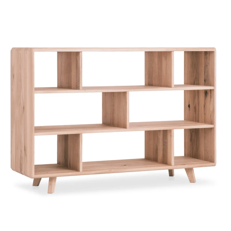 Bibliothèque en bois massif Suède – NordicStory