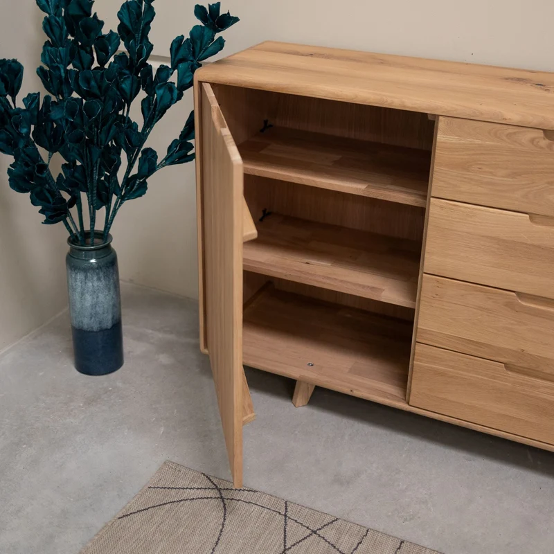 Buffet commode en bois massif Suède 2.4 – NordicStory