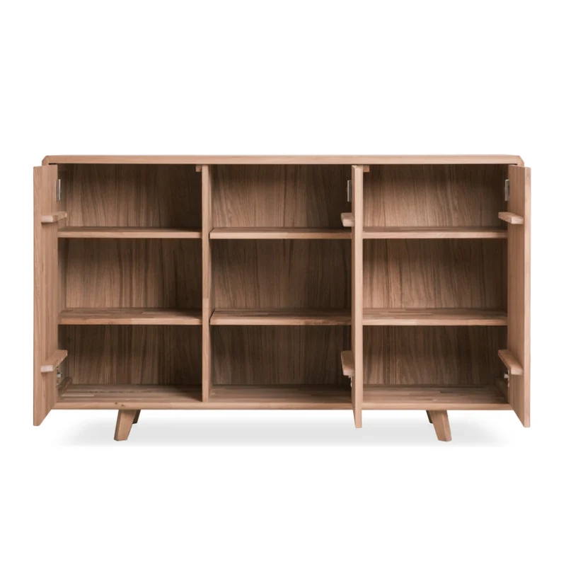 Buffet commode 3 portes en bois massif Suède 3 – NordicStory