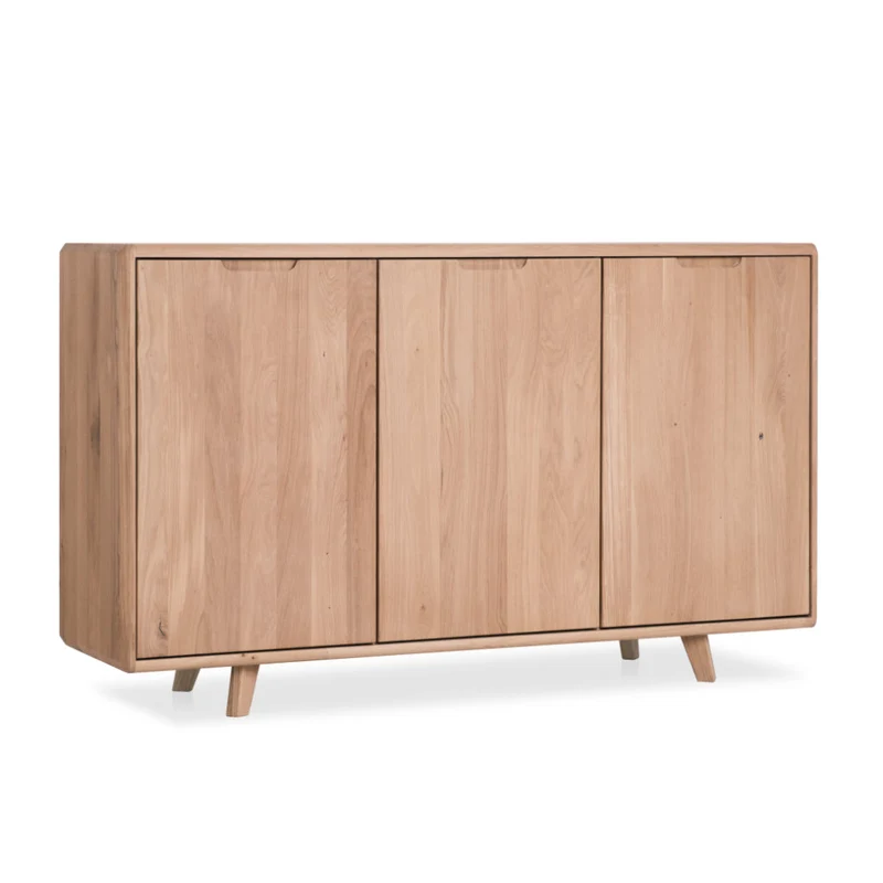 Buffet commode 3 portes en bois massif Suède 3 – NordicStory
