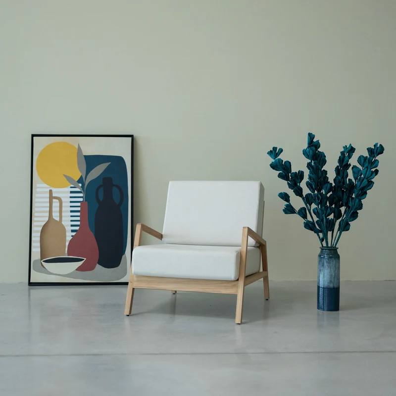 Fauteuil en bois massif de chêne Suède - NordicStory