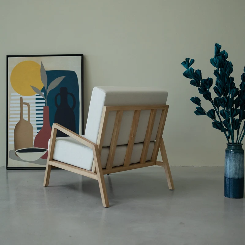 Fauteuil en bois massif de chêne Suède - NordicStory