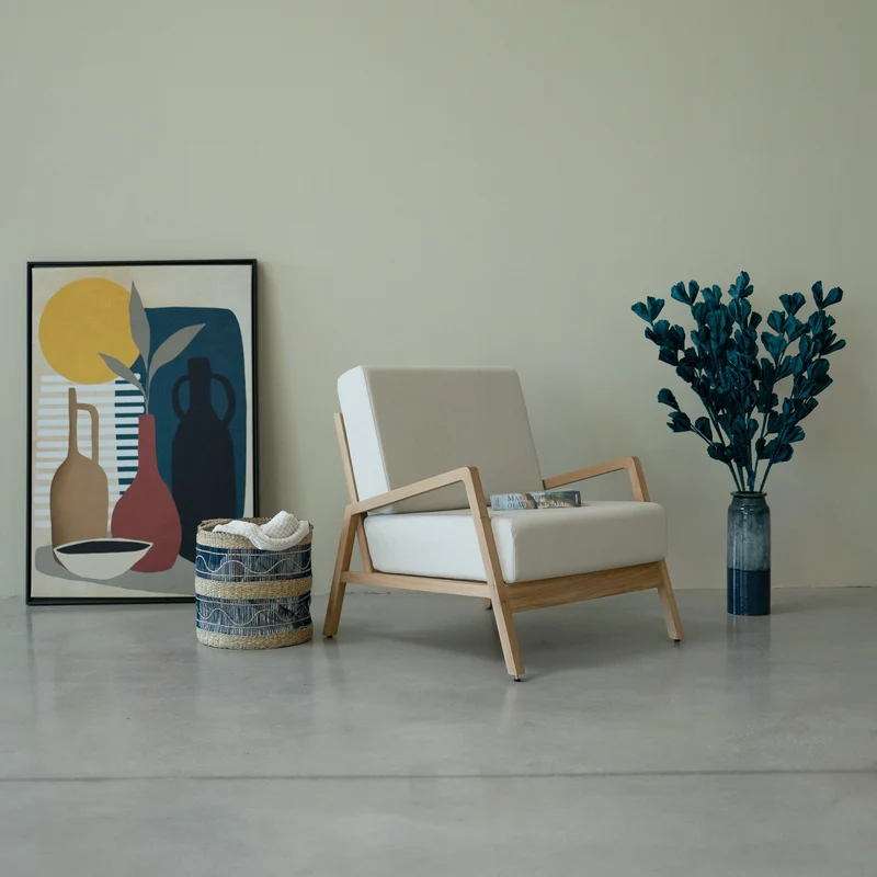 Fauteuil en bois massif de chêne Suède - NordicStory