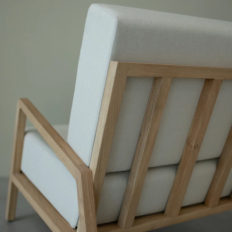 Fauteuil en bois massif de chêne Suède - NordicStory