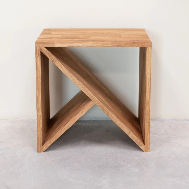 Table de chevet en bois massif de chêne Danemark – NordicStory
