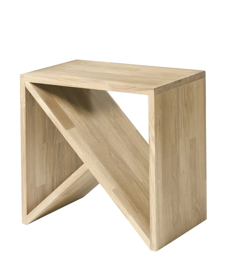 Table de chevet en bois massif de chêne Danemark – NordicStory
